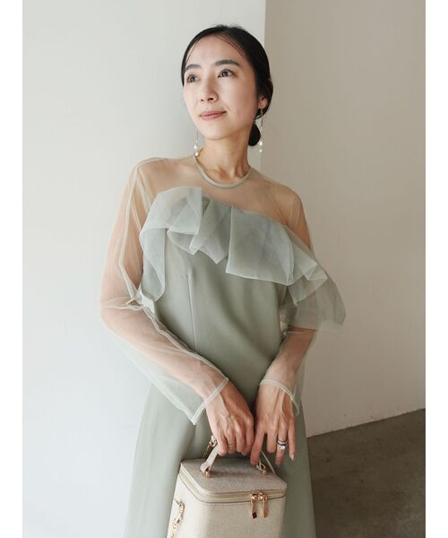 【完売品】LADYアシンメトリーフリルドレス LADYアシンメトリーフリルドレス（ドレス）｜LAGUNAMOON（ラグナ