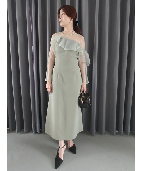 【完売品】LADYアシンメトリーフリルドレス LADYアシンメトリーフリルドレス（ドレス）｜LAGUNAMOON（ラグナ