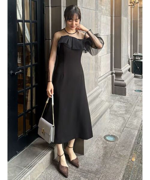 セール】LADYアシンメトリーフリルドレス（ドレス）｜LAGUNAMOON