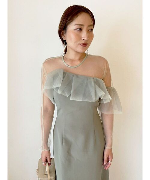 LADYアシンメトリーフリルドレス（ドレス）｜LAGUNAMOON（ラグナ