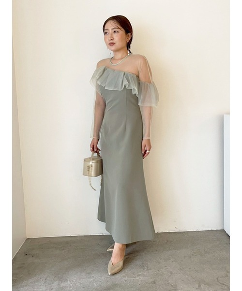 【完売品】LADYアシンメトリーフリルドレス LADYアシンメトリーフリルドレス（ドレス）｜LAGUNAMOON（ラグナ