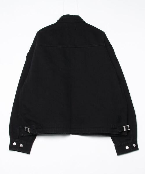 PHINGERIN（フィンガリン）の「PHINGERIN ZIP DENIM WORK JACKET (PD-252-JK-101)（デニムジャケット・メンズ・ブラック・LARGE）」の7枚目の写真