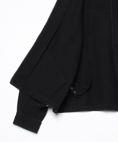 PHINGERIN（フィンガリン）の「PHINGERIN ZIP DENIM WORK JACKET (PD-252-JK-101)（デニムジャケット・メンズ・ブラック・LARGE）」の8枚目の写真