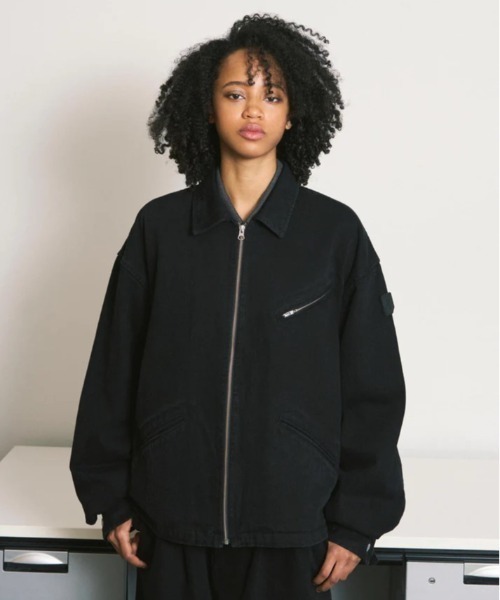PHINGERIN ZIP DENIM WORK JACKET (PD-252-JK-101)（デニム