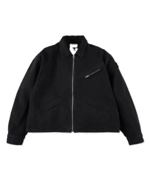 PHINGERIN（フィンガリン）の「PHINGERIN ZIP DENIM WORK JACKET (PD-252-JK-101)（デニムジャケット・メンズ・ブラック・LARGE）」の5枚目の写真