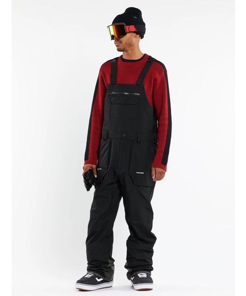 VOLCOM ブラック スノーボード ビブパンツ セール】【VOLCOM/ボルコム】 Mens Rain Gore-Tex Bib Overalls