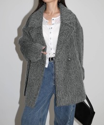 シャギーコート」に該当するグレー/灰色系のファッション通販