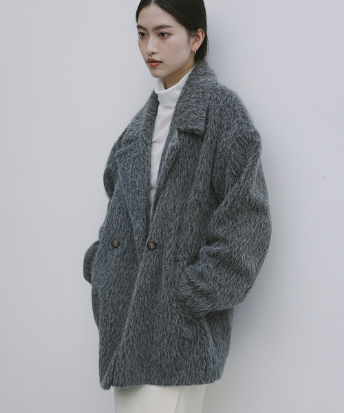 evermore ウールコートジャケット　韓国　ジャケット ダブルブレストウールジャケット K8 | 韓国レディースファッション通販