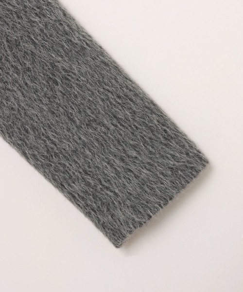 andme(アンドミー)の「シャギー起毛ビックカラージャケットコート(ミドル丈)(チェスターコート・レディース・キャメル/チャコールグレー/グレイッシュベージュ・M)」の15枚目の写真