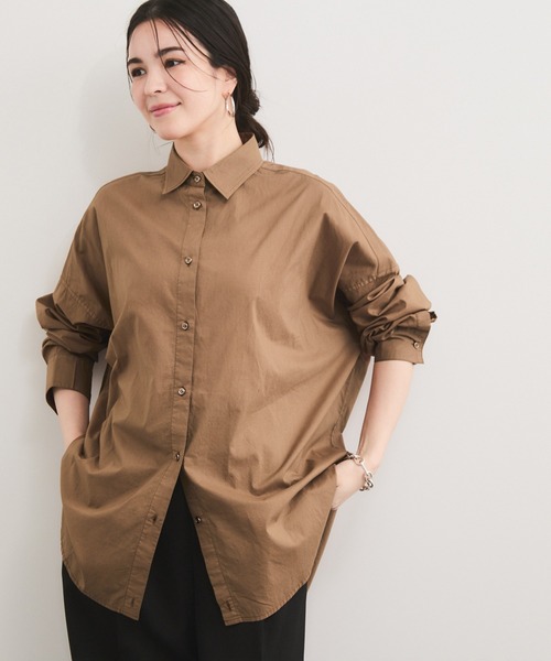 製品染めカシュクールシャツ/2WAY（シャツ/ブラウス）｜LE CERCLE par