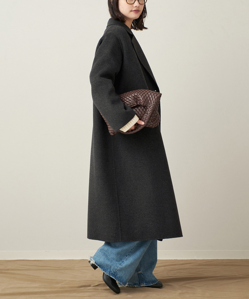 【Plage】　コート 2023AW plage ハミルトントレンチコート ブラック