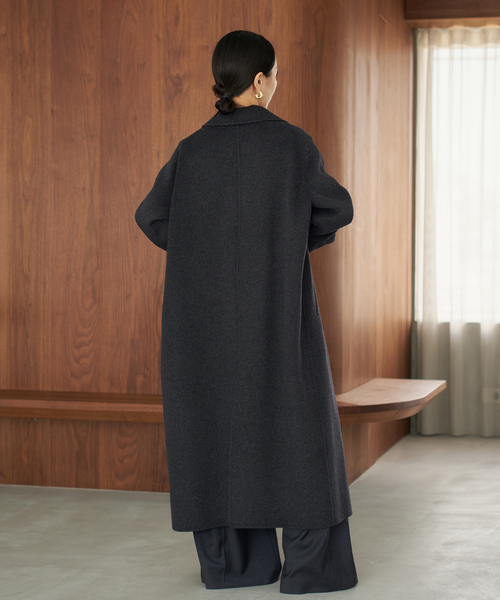 plage（プラージュ）の「HAMILTON PEA コート（ピーコート・レディース・グレー/モカ・38/36）」の21枚目の写真