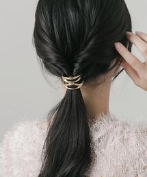 SMELLY | ニュアンスメタルラインヘアカフ(ヘアゴム)