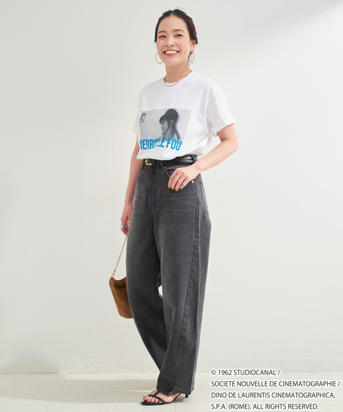 B.C STOCK（ベーセーストック）の「TRICOMER/トリコメル 別注 GODARD PIERROT LE FOU TEE（Tシャツ/カットソー・レディース・ホワイト系その他/ホワイト/ブラック/ブラック系その他・FREE）」の18枚目の写真