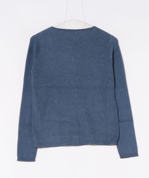 Honeys（ハニーズ）の「ラメ入キーネックカーデ（カーディガン/ボレロ・レディース・ブラック/アイボリー/レッド/ブルー/グレー・S/M/LL/L）」の17枚目の写真