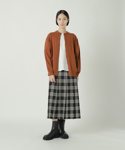 ZUCCa（ズッカ）の「TWストレッチチェック / スカート / S（スカート・レディース・ブラック/ネイビー・M size）」の5枚目の写真