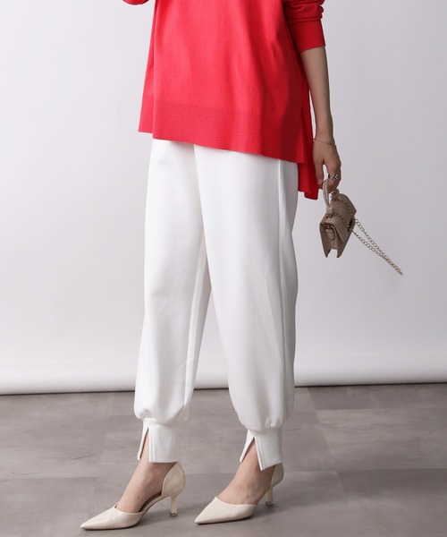 PICCIN(ピッチン)の「【セットアップ可能】ダンボールジョガーパンツ(その他パンツ・レディース・オフホワイト/ブラック・S/M)」の2枚目の写真