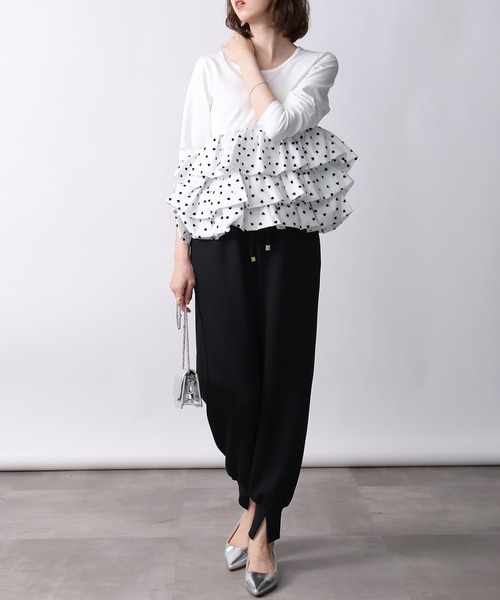 PICCIN(ピッチン)の「【セットアップ可能】ダンボールジョガーパンツ(その他パンツ・レディース・オフホワイト/ブラック・S/M)」の15枚目の写真