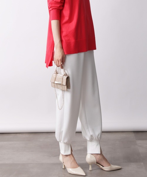 PICCIN(ピッチン)の「【セットアップ可能】ダンボールジョガーパンツ(その他パンツ・レディース・オフホワイト/ブラック・S/M)」の4枚目の写真