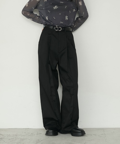 ぼうや。 forksy.】前後タックワイドチノパンツ forksy.│MONO-MART [モノマート