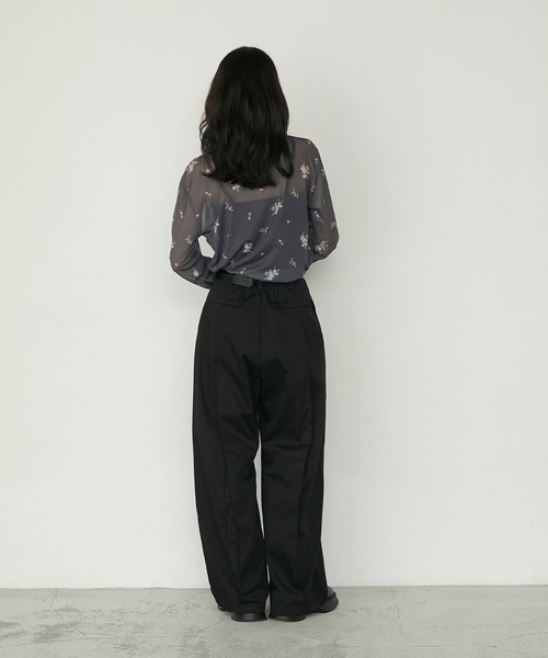 forksy.】前後タックワイドチノパンツ forksy.│MONO-MART [モノマート