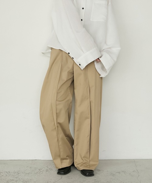 forksy.】前後タックワイドチノパンツ forksy.│MONO-MART