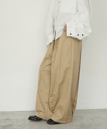 forksy.（フォルクシー）の「【forksy.】前後タックワイドチノパンツ（チノパンツ）」