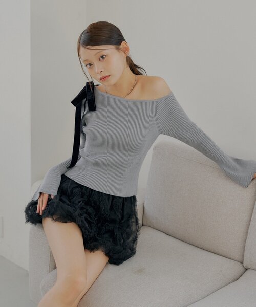 Chico（チコ）の「チュールティアードバルーンショートパンツ（その他パンツ・レディース・ホワイト系その他2/ブラック/アイボリー・FREE）」の9枚目の写真