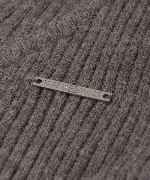 ACLENT(アクレント)の「コンパクトフードニット(ニット/セーター・レディース・グレー・FREE)」の13枚目の写真
