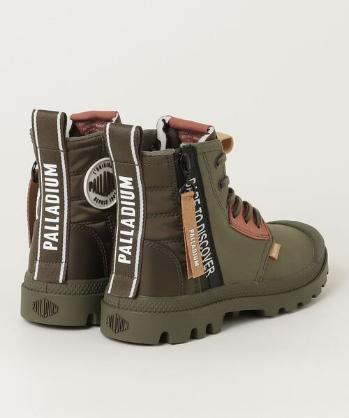 PALLADIUM（パラディウム）の「PALLADIUM/パラディウム PAMPA HI OVERLAB2（スニーカー・メンズ・ブラック/カーキ/ベージュ/ホワイト/グレー/アイボリー・23cm/23.5cm/24cm/24.5cm/25cm/25.5cm/26cm/26.5cm/27cm/27.5cm/28cm/22.5cm）」の7枚目の写真