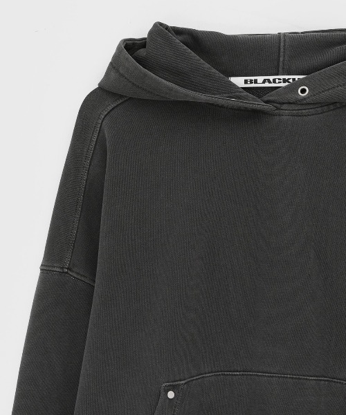 BLACKUP（ブラックアップ）の「[B-BASIC] ピグメントヘビースウェットオーバーフィットフーディ（パーカー・レディース・ブラウン/チャコール/ワイン・FREE）」の17枚目の写真