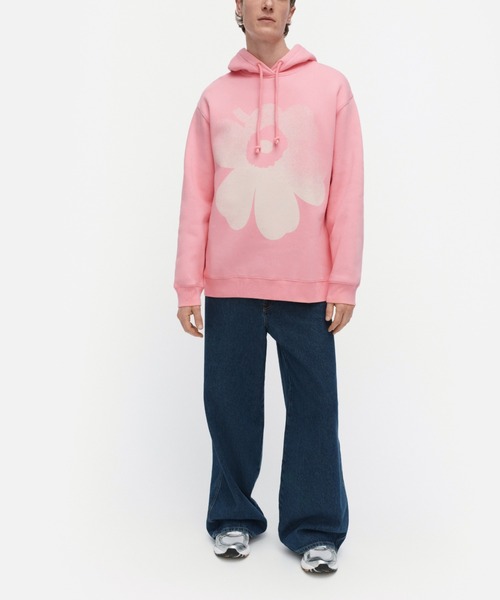 marimekko（マリメッコ）の「【一部店舗・オンラインストア限定】【kioski】Teesi Unikko / hoodie（パーカー・レディース・ベビーピンク・X-SMALL/LARGE）」の15枚目の写真