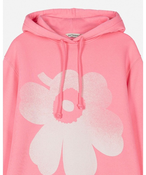 marimekko（マリメッコ）の「【一部店舗・オンラインストア限定】【kioski】Teesi Unikko / hoodie（パーカー・レディース・ベビーピンク・X-SMALL/LARGE）」の5枚目の写真