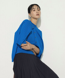 COMME CA（コムサ）の「コットンダルストレッチ ケーブルカーディガン（カーディガン/ボレロ）」