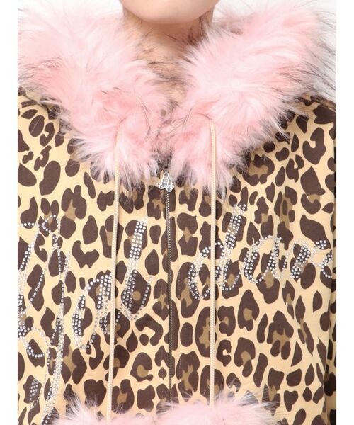 GALFY(ガルフィー)の「GYDA×GALFY bijou logo leopard BIG パーカー(パーカー・レディース・その他1・FREE)」の4枚目の写真