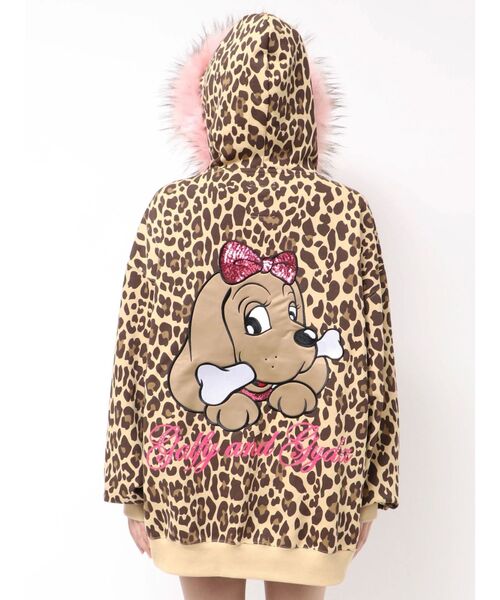 GALFY(ガルフィー)の「GYDA×GALFY bijou logo leopard BIG パーカー(パーカー・レディース・その他1・FREE)」の9枚目の写真