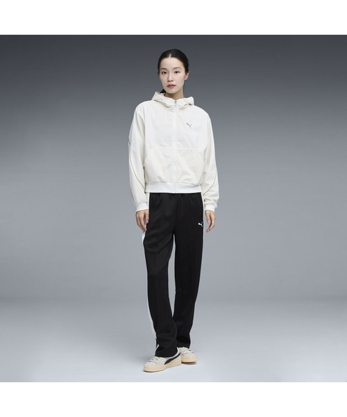 PUMA(プーマ)の「PUMA プーマ ウィメンズ CORE HERITAGE ベロア ジャケット(ジャージ・レディース・ブラック/オフホワイト/ダークグレー・LARGE/X-LARGE/MEDIUM/SMALL)」の15枚目の写真