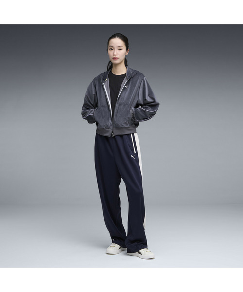 PUMA(プーマ)の「PUMA プーマ ウィメンズ CORE HERITAGE ベロア ジャケット(ジャージ・レディース・ブラック/オフホワイト/ダークグレー・LARGE/X-LARGE/MEDIUM/SMALL)」の20枚目の写真