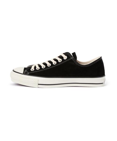CONVERSE(コンバース)の「CONVERSE/コンバース/SUEDE ALL STAR J OX/日本製 スエード オールスター オックス(スニーカー・メンズ・ブラック・10.5/7.5/8/8.5/9/9.5)」の2枚目の写真