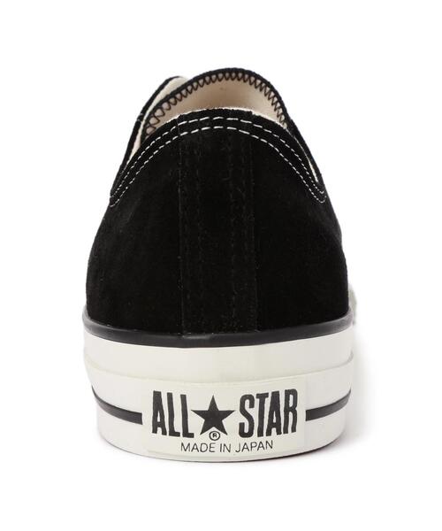 CONVERSE(コンバース)の「CONVERSE/コンバース/SUEDE ALL STAR J OX/日本製 スエード オールスター オックス(スニーカー・メンズ・ブラック・10.5/7.5/8/8.5/9/9.5)」の5枚目の写真