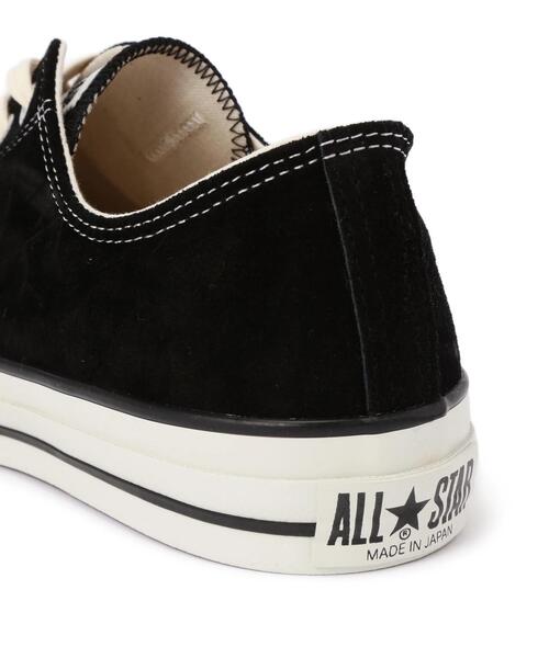 CONVERSE(コンバース)の「CONVERSE/コンバース/SUEDE ALL STAR J OX/日本製 スエード オールスター オックス(スニーカー・メンズ・ブラック・10.5/7.5/8/8.5/9/9.5)」の6枚目の写真