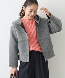 un dix cors | 《こなれ感を演出》ツイードボンディングパーカー(パーカー)