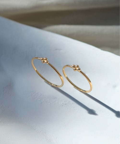 Jewel closet by L&Co.(ジュエルクローゼットバイエルアンドコー)の「K18 リング(リング・レディース・イエローゴールド・5号/11号)」の1枚目の写真