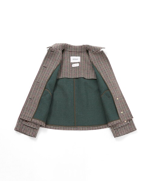 MACKINTOSH PHILOSOPHY(マッキントッシュ フィロソフィー)の「【WEB&一部店舗限定】【WELBURY SHORT(ウェルベリーショート)】HEAT TWEED製(ステンカラーコート・レディース・チャコールグレー/ブラウン・38)」の11枚目の写真
