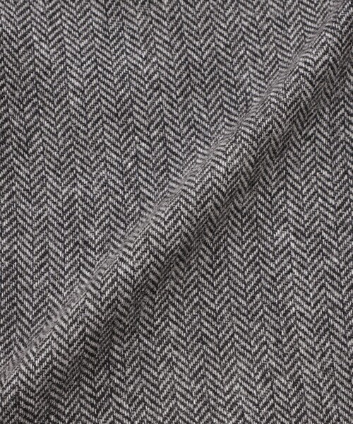 MACKINTOSH PHILOSOPHY(マッキントッシュ フィロソフィー)の「【WEB&一部店舗限定】【WELBURY SHORT(ウェルベリーショート)】HEAT TWEED製(ステンカラーコート・レディース・チャコールグレー/ブラウン・38)」の12枚目の写真