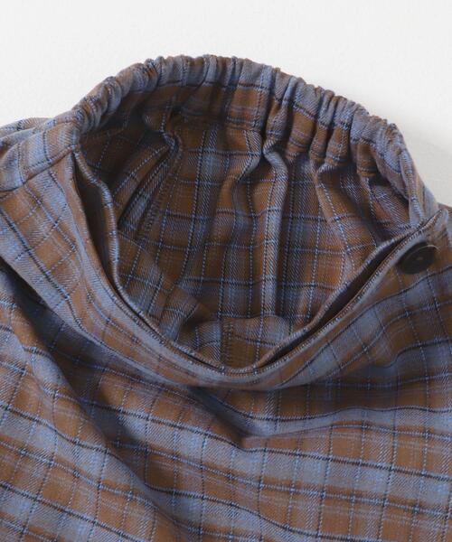 URBAN RESEARCH DOORS（アーバンリサーチドアーズ）の「『WEB/一部店舗限定サイズ』チェックラップキュロット(KIDS)（その他パンツ・キッズ・イエロー系その他/ブルー系その他・135/150/105/120）」の7枚目の写真