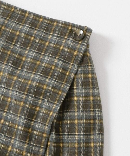 URBAN RESEARCH DOORS（アーバンリサーチドアーズ）の「『WEB/一部店舗限定サイズ』チェックラップキュロット(KIDS)（その他パンツ・キッズ・イエロー系その他/ブルー系その他・135/150/105/120）」の6枚目の写真