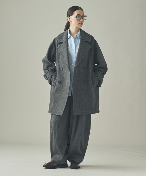 美品♡relume woolメルトン　ピーコート 黒 楽天市場】Traditional Weatherwear トラディショナルウェザーウェア