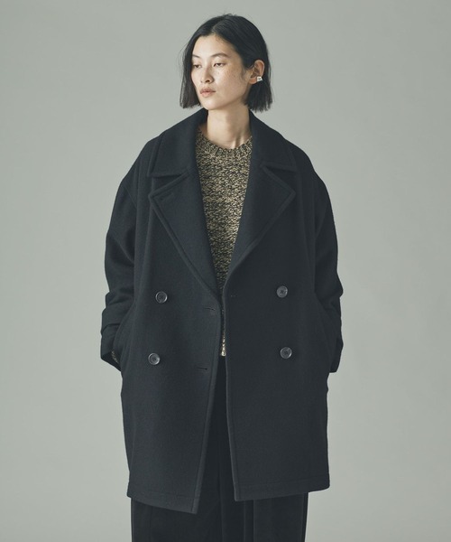 Curensologyカレンソロジー　コート Curensology(カレンソロジー)/メルトンPコート（ピーコート