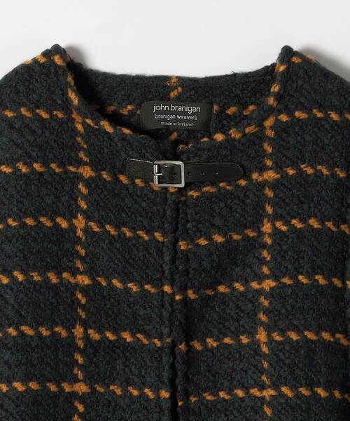 John branigan(ジョンブラニガン)の「john Branigan: チェック ポンチョ(ポンチョ・レディース・レッド/イエロー系その他・ONE SIZE)」の4枚目の写真
